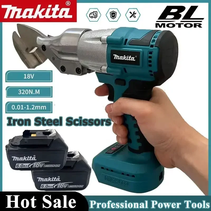 

Makita Sheet Shear Cutter Power Tools Electric Brushless Iron Scissors Machine Rechargeable Professional Metal Cutting Tool