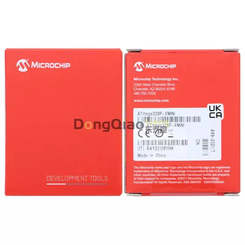 ATmega328P-XMINI-XPLAINED Mini ATMEGA328P-MU Development Board, microcontrolador, estoque