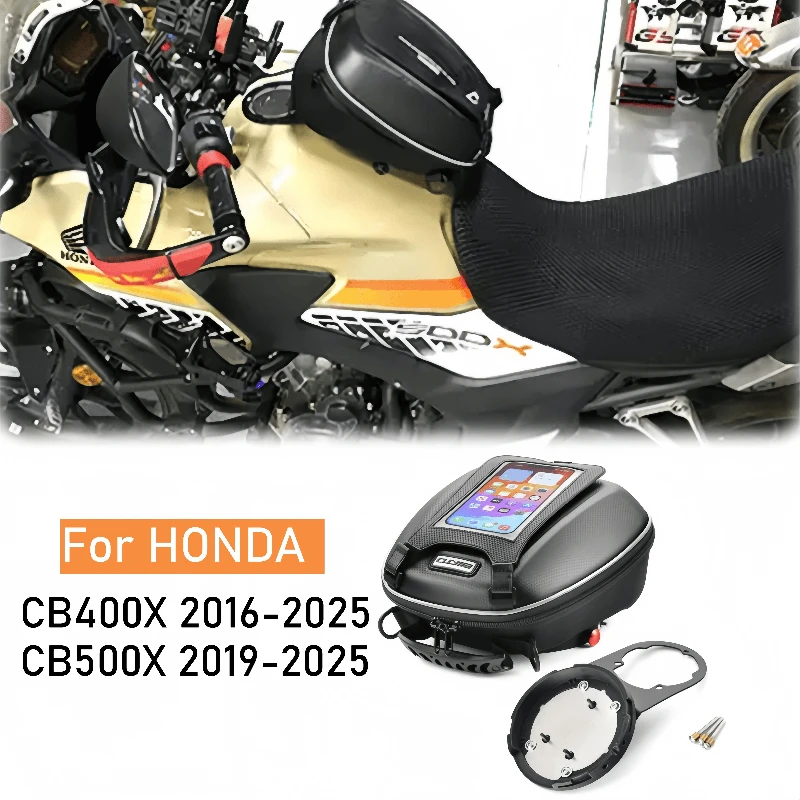 Tank Bags For HONDA CB400X CB500X 2019-2025 Motorcycle Waterproof Luggage Navigation Racing Bag Backpack Quick Lock CB 500 X 400