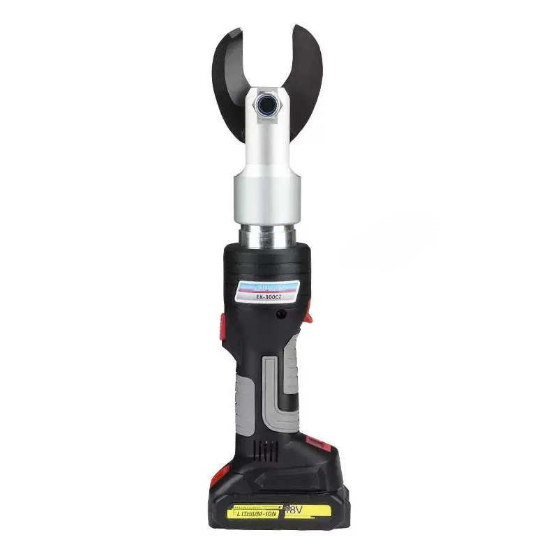 Straight-Type Handheld Electric Rechargeable Hydraulic Cable Scissors Small Portable EK-40C Wire Cutter