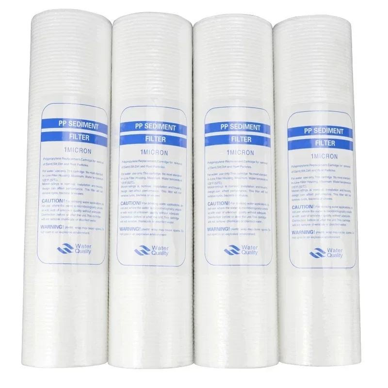 Home Kitchen PP Cotton Water Purifier Water Purifier 10 Inch 1 Micron Sediment Water Filtration Cartridge System Reverse Oosis