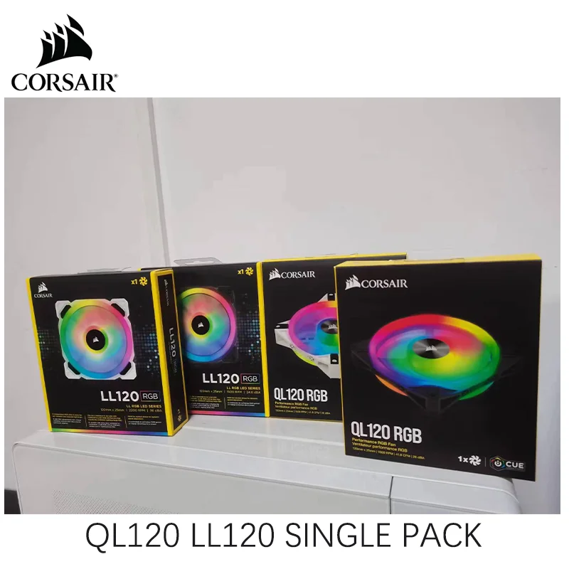 Corsair Fan QL Series Ql120 Single pack FAN --Black/White LL Series LL120 Single pack FAN --Black/White