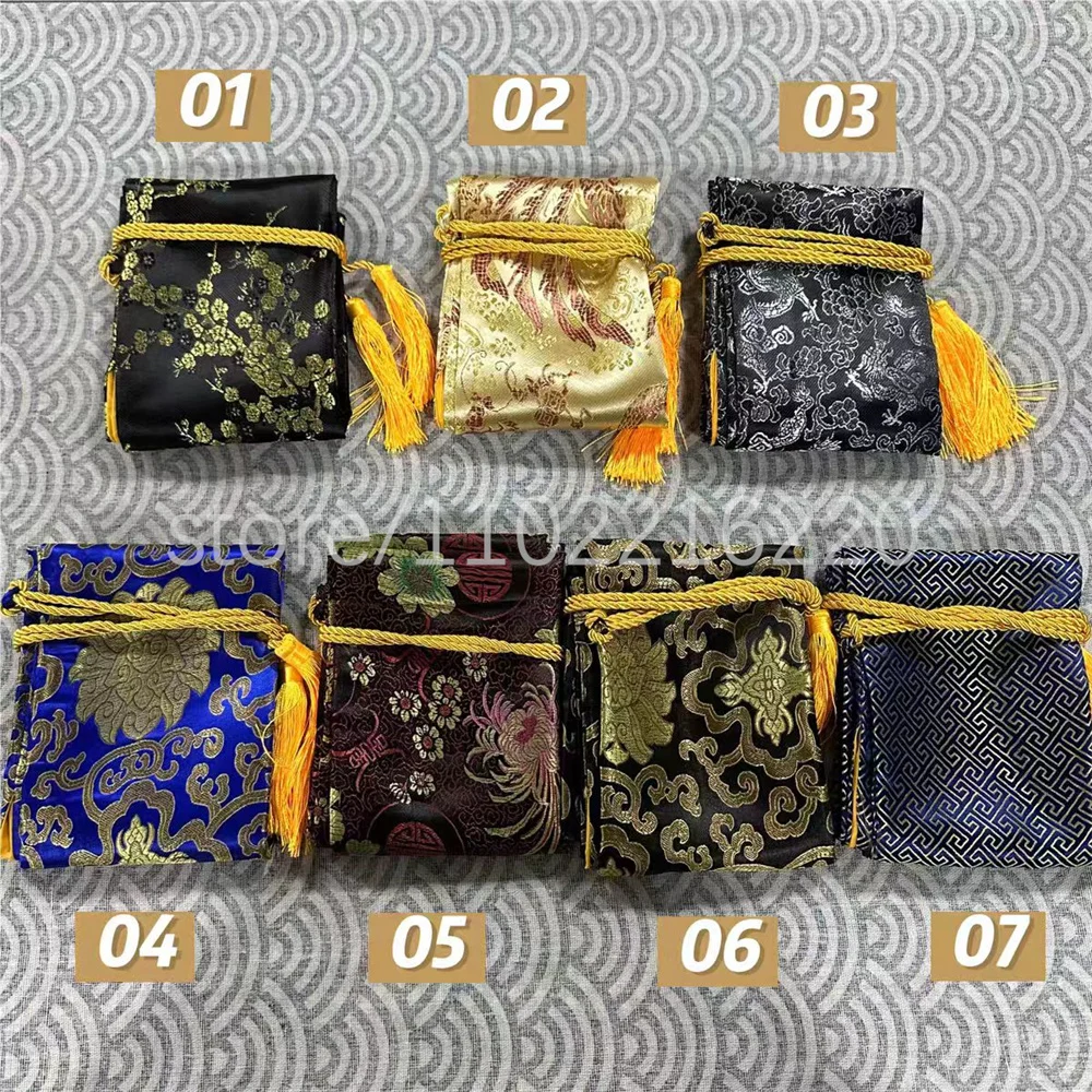 Good Quality Nice Soft Silk Sword Bag For Real Japan Japanese Samurai Katana Fitting 13cm*130cm Beautiful Parts
