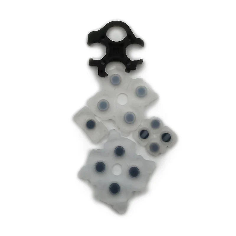 10set for PlayStation Dualshock 5 PS5 V1 V2 V3 Controller Gamepad Rubber Conductive Adhesive Button Pad Keypads