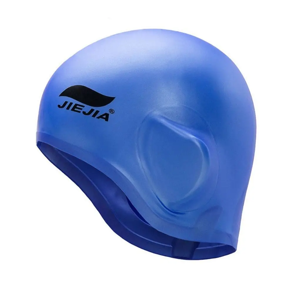 Pool Waterproof Silicone Swimming Equipment High Elastic Diving Hat Protect Ears Swim Hat Swim Pool Cap Silicone Swimming Caps