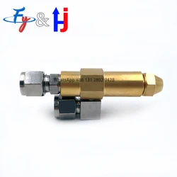 Siphon Oil Air Atomizing Jet Combustion System Accessories, Full Cone Fuel Injector, Brass Waste Oil Burner Nozzle