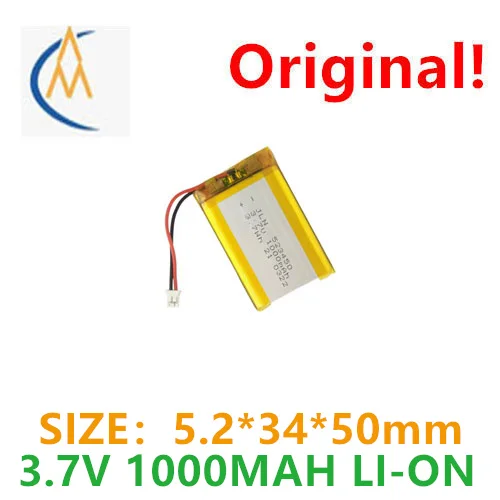 buy more will cheap 523450 1000mah polymer lithium battery Bluetooth speaker lamp 3.7V lithium battery