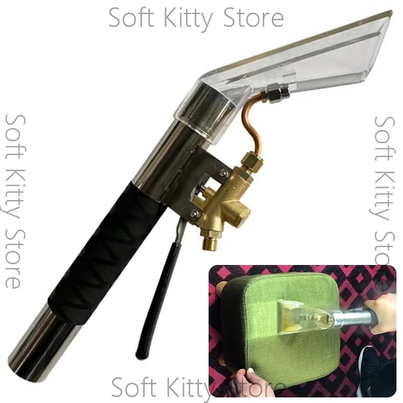 Carpet Extractor Vacuum Cleaner Upholstery Cleaning Machine Head Wet Steam Cleaner Auto Furniture Cleaning Hand Tool