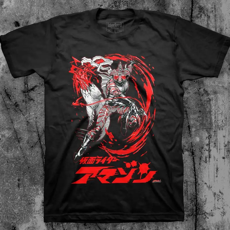 Kamen Rider-Zornow ,Graphic Short Sleeve Crew Neck Cotton T-Shirt