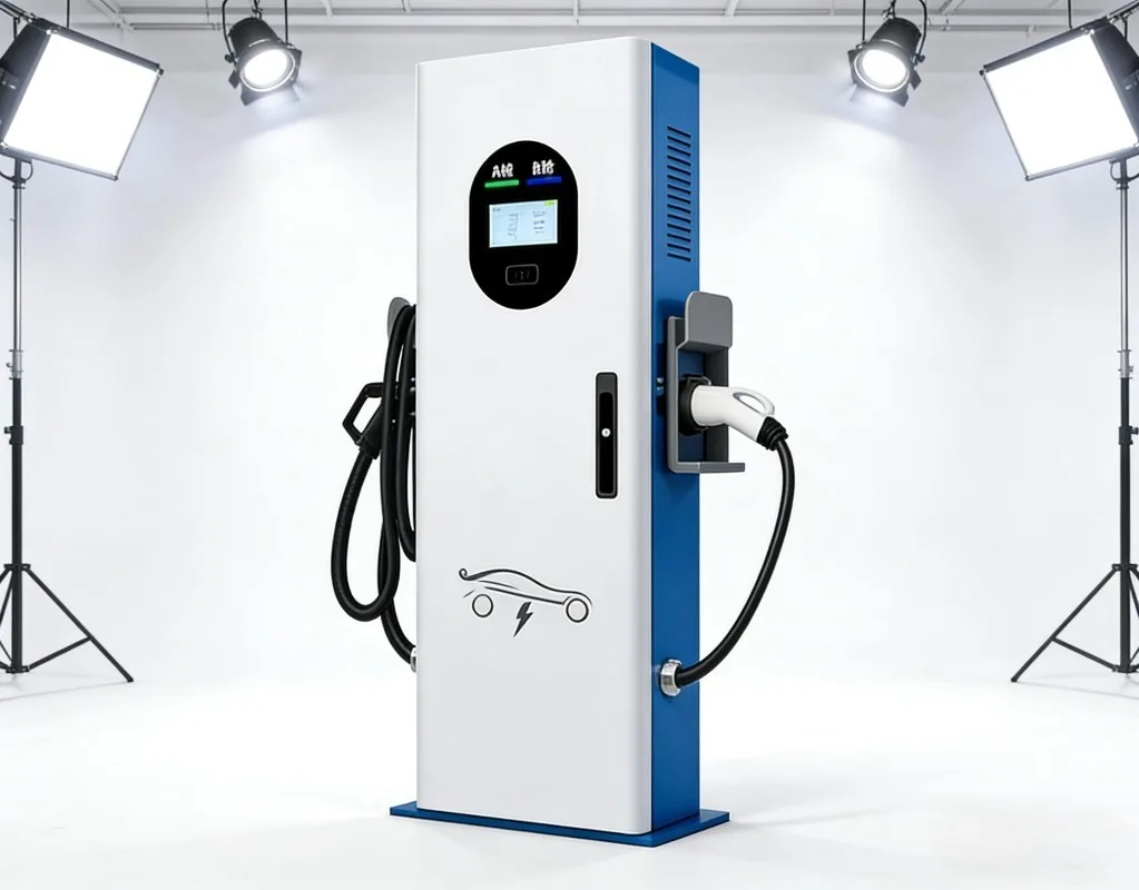 60kW DC Double Gun EV Charger Customized Design 40kW-240kW Adjustable Fast Charging Pile for Commercial Parking Lot