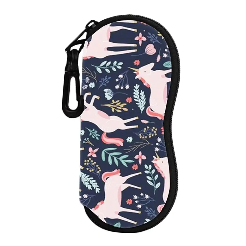 Men Women Fashion Storage Box Zipper Wallet Diving Glasses Box Holder Sunglasses Bag Reading Eyewear Case Sunglasses Organizer