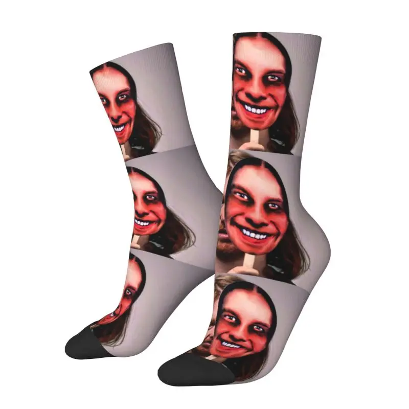 Aphex Twin Dress Socks Men Women Warm Funny Novelty Crew Socks