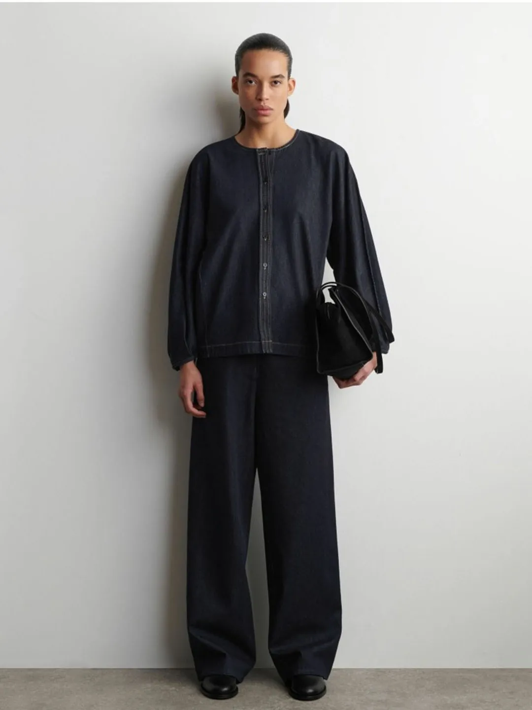 

Повседневные женские джинсы прямого кроя цвета индиго, новинка весенней коллекции, с завязками на талии, модные повседневные брюки для женщин