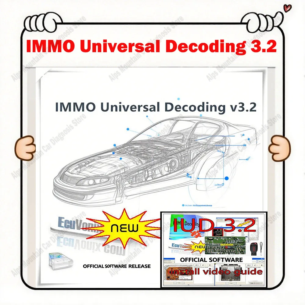 

Newest IMMO SERVICE TOOL V1.2 Universal Car Diagnostic Software with Free Keygen EcuVonix 3.2 Crack for Decoding Unlimited