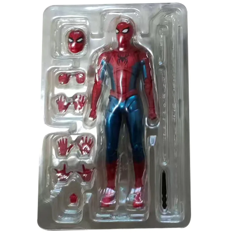 New Shf Spider Man Brand New Day Peter Parker New Red And Blue Suit Gk Action Figure Birthday Present Toys Gifts