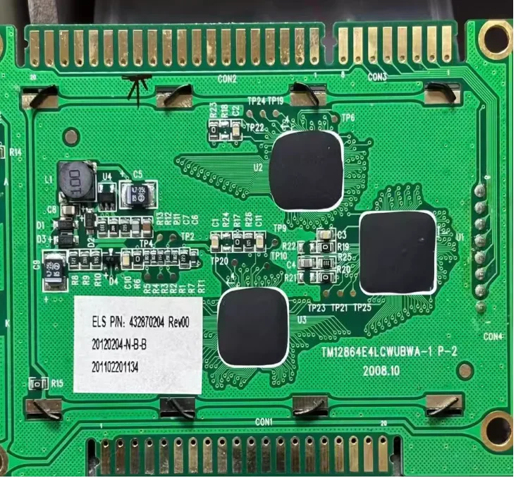 Used for 12864E4LC display module, 128 * 64 LCD dot matrix screen TM12864E4LCWUBWA-1 parallel port 12864 blue screen 5V