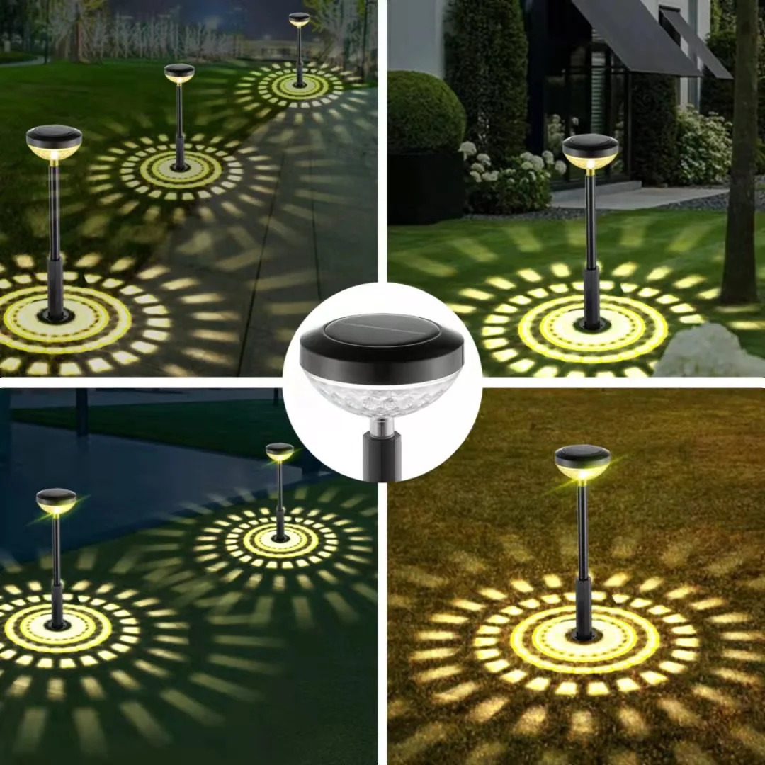 

Outdoor Solar LED Light Garden Lights Waterproof RGB Color Changing Solar Pathway Lawn Lamp for Garden Decor Landscape Lighting