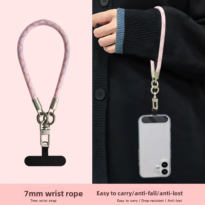 Premium Detachable Anti‑Lost Wrist Lanyard, Multi‑use Short Strap with Gasket Phone Bottle Camera Anti‑Drop