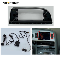SKYFAME Car 12.3 Inch Frame Fascia Adapter Canbus Box Android Radio Dash Fitting Panel Kit For Audi A6L