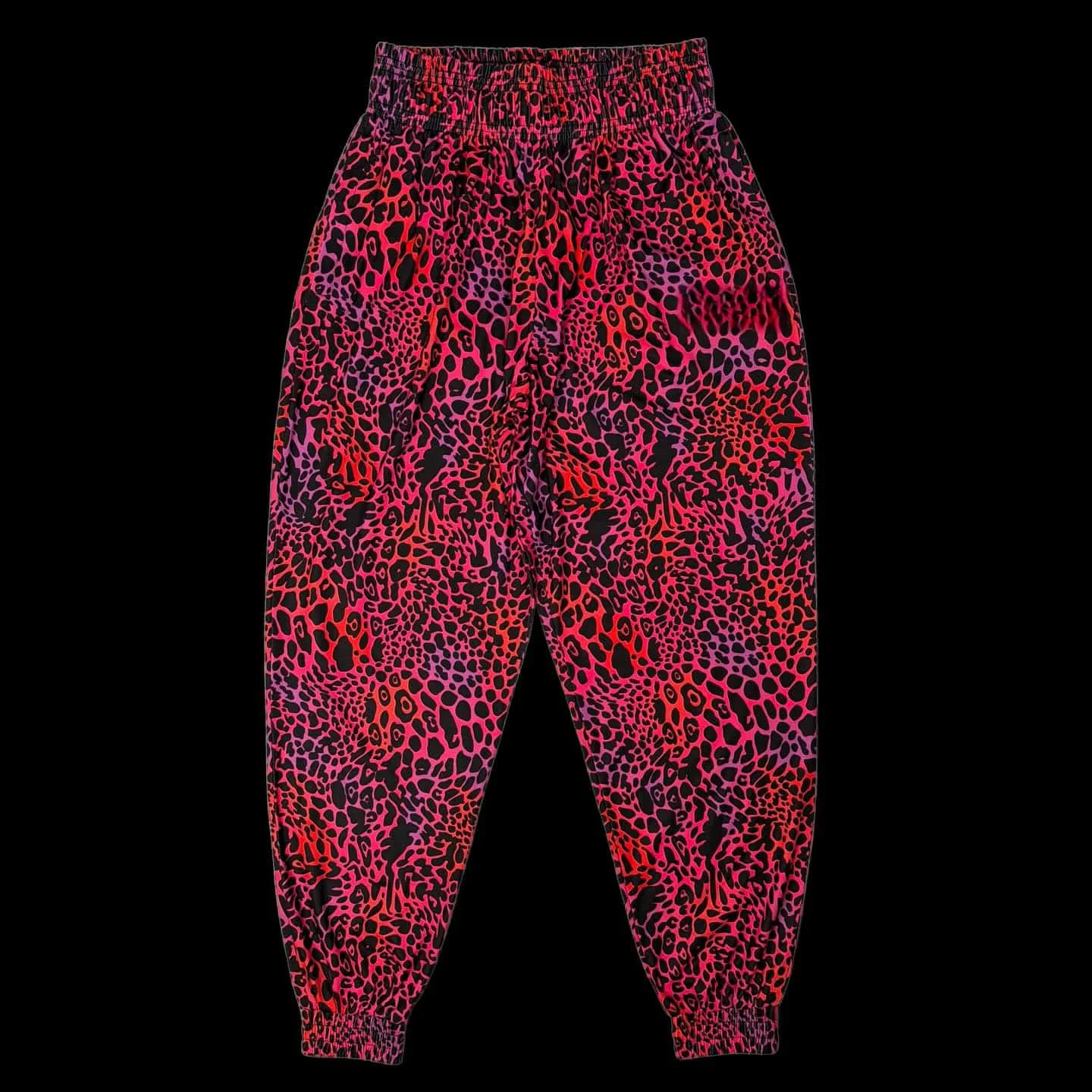 Amerikanischer Stil Personalisierte Street-Leopardenmuster-Sweatpants für Männer und Frauen, Lose 3D-Trendige Must-Have Casual-Sport-Sweatpants – Detail 4