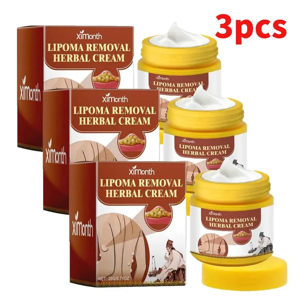 3pcs Lipoma Removal Cream Treatment Skin Swelling Lipolysis Fat Lump Cellulite Elimination Lump Nodule Smoothing Ointment