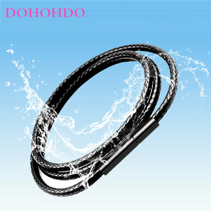 1mm 1.5mm 2mm 3mm Black Necklace Cord Leather Cord Wax Rope Chain With Stainless Steel Clasp For Men Women DIY Necklace Making