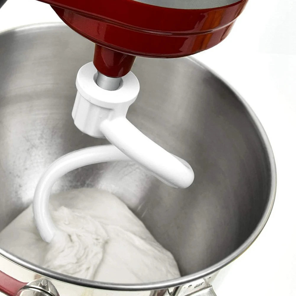 ABKR Spiralbeschichteter Metall-Knethaken für Kitchenaid 6QT Vertical Lifting Mixer Bowl KV25G0X KV25G8X KV25H0X KP26M1X KP26M8X