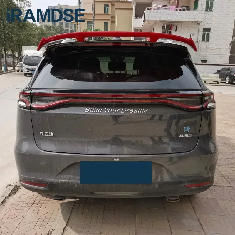 Carbon Surface Universal Spoiler For BYD Tang 2018 19 21 ABS Material Car Rear Trunk Type Generic Spoiler