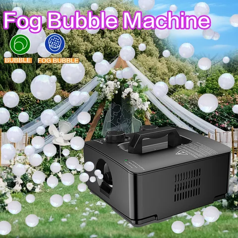 Macchina per bolle di fumo portatile Macchina per bolle di fumo per interni ed esterni Festa Matrimonio Compleanno Fotografia Natale Giocattoli di Halloween