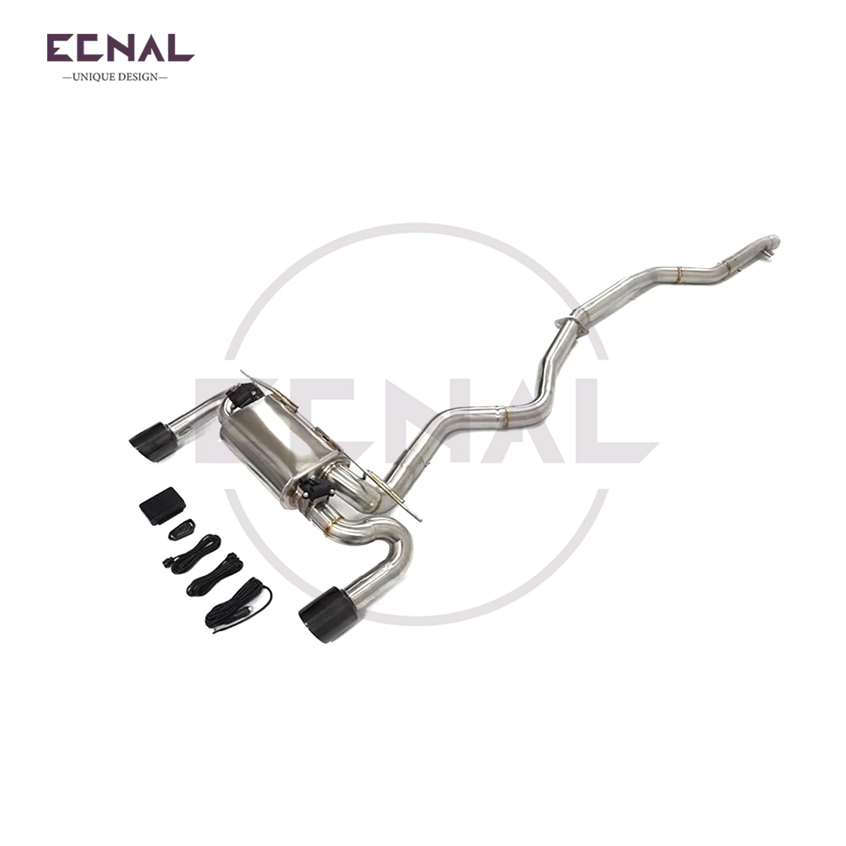 

Ecnal Exhaust Pipe with Valve Muffler for BMW F22 F23 M240 3.0T SS304 Car Sport Exhaust Catback with Valve Muffler