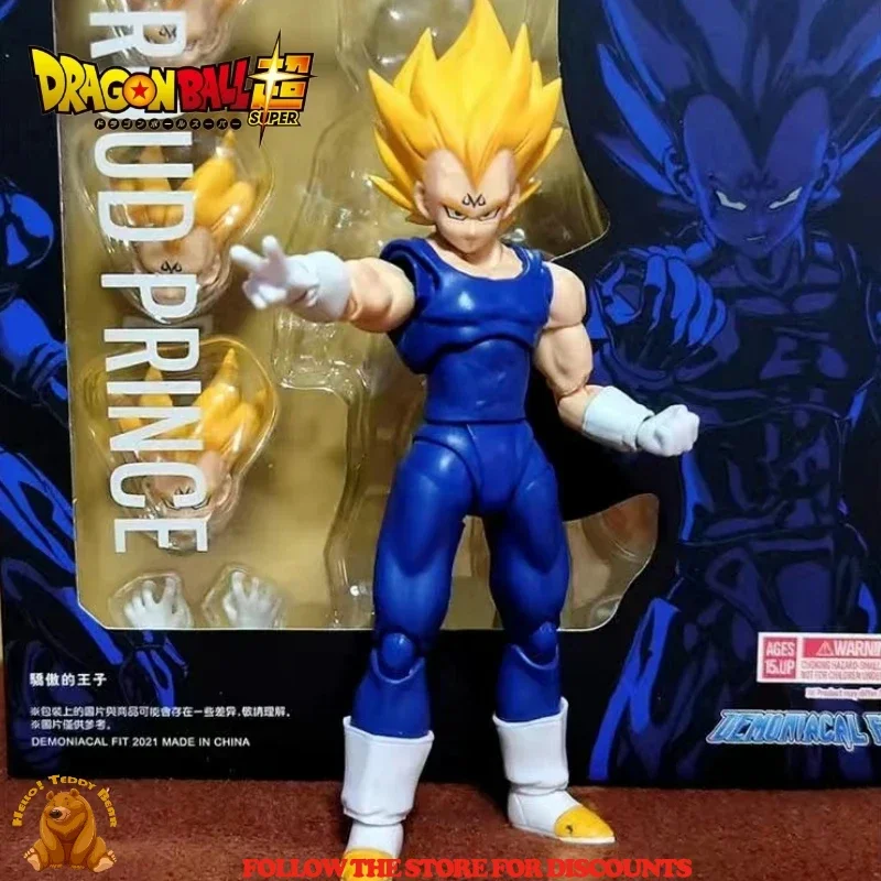 New Original Demoniacal Fit Majin Vegeta Demon Arrogant Dbz Proud Prince Ssj Action Figure Anime Figurines Pvc Statue Model Toy