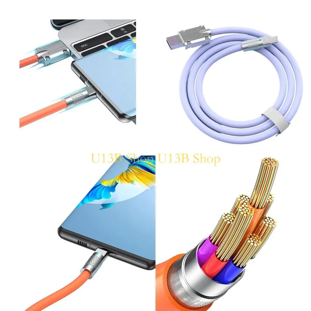 u13b-usb-usb-c-Кабель-usb-для-типа-c-Кабель-c-Кабель-быстрого-зарядки-usb-c-120w