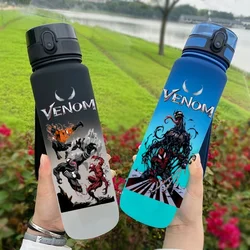 Venom 650ml Movie Characters Portable Water Cup Large Capacity Outdoor Sports Plastic Leak-proof Water Bottle Children's