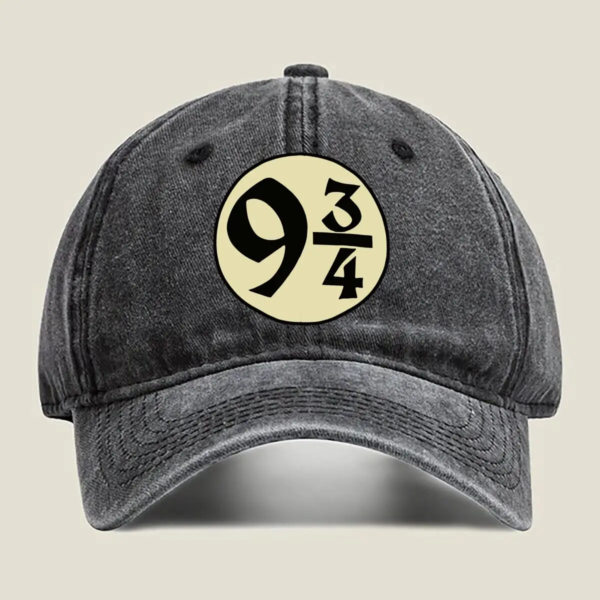 

“9 34” - Magical Platform Number Art Washed Baseball Cap