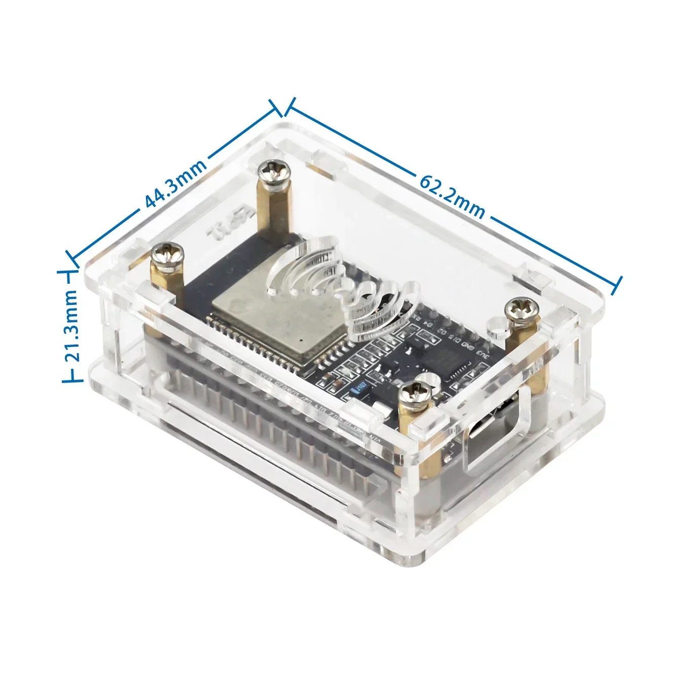 NodeMcu Lua 2102 340G ESP-32 iot Development Board Transparent acrylic protective shell image 3