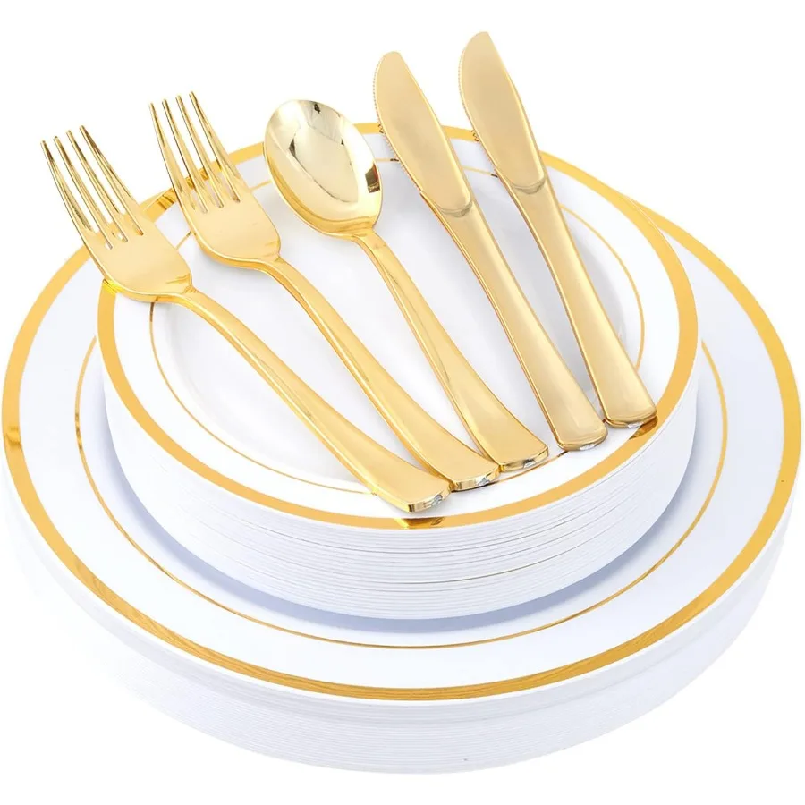 125 Count Gold Plas…