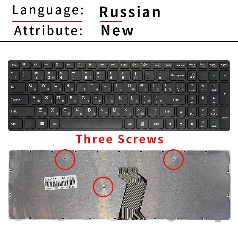 RU Laptop Keyboard for Lenovo G500 G510 G505 G700 G710 G500A G700A G710A G505A, Not Fit G500S