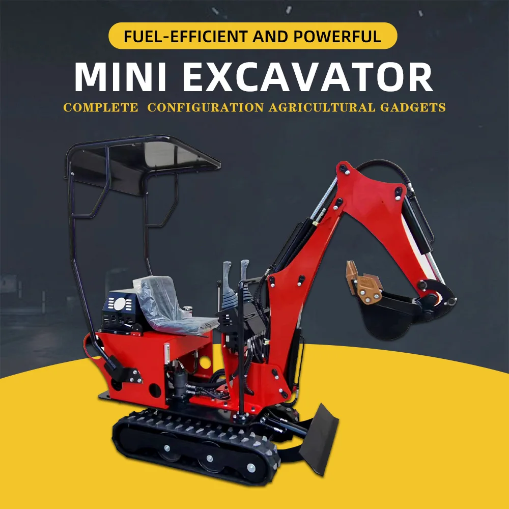 سعر مخفض حفارة صغيرة 1.2 طن زاحف هيدروليكي 2 طن حفار صغير مناسب لسيناريوهات مختلفة بيع حفارة صغيرة