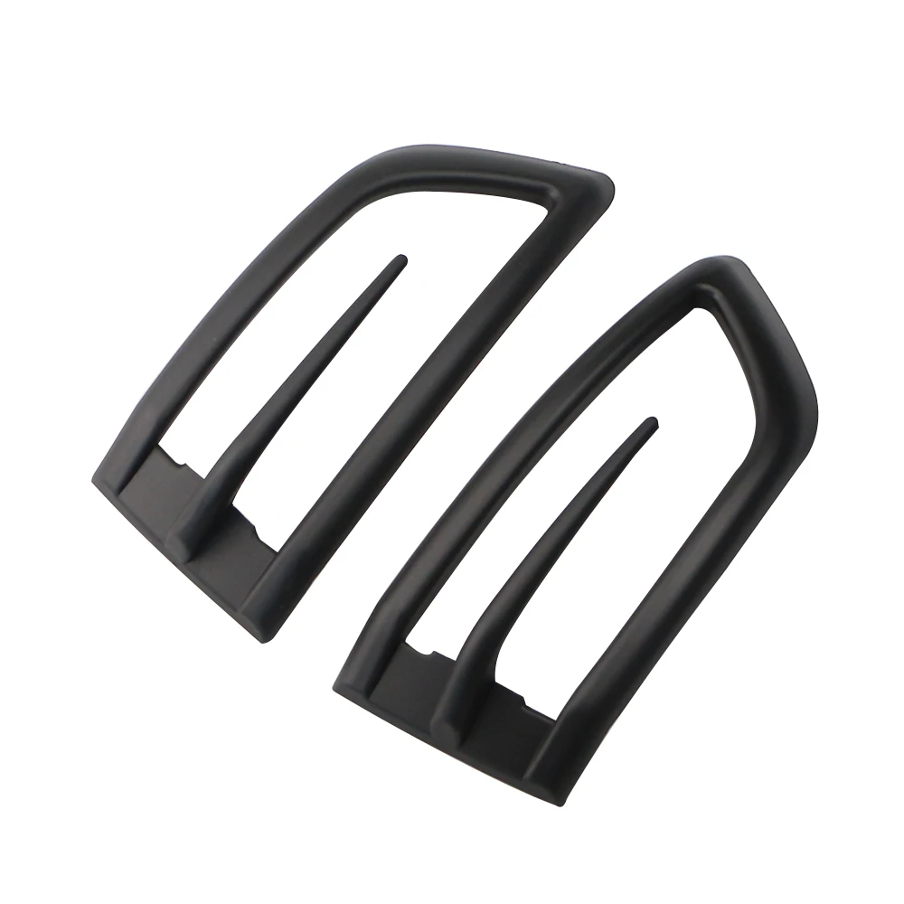 For Ford Ranger 2012-2020 T6 T7 T8 Car Accessories Part Turning Lamp Cover ABS Matte Black Exterior Side Mirror Light Cover view 2