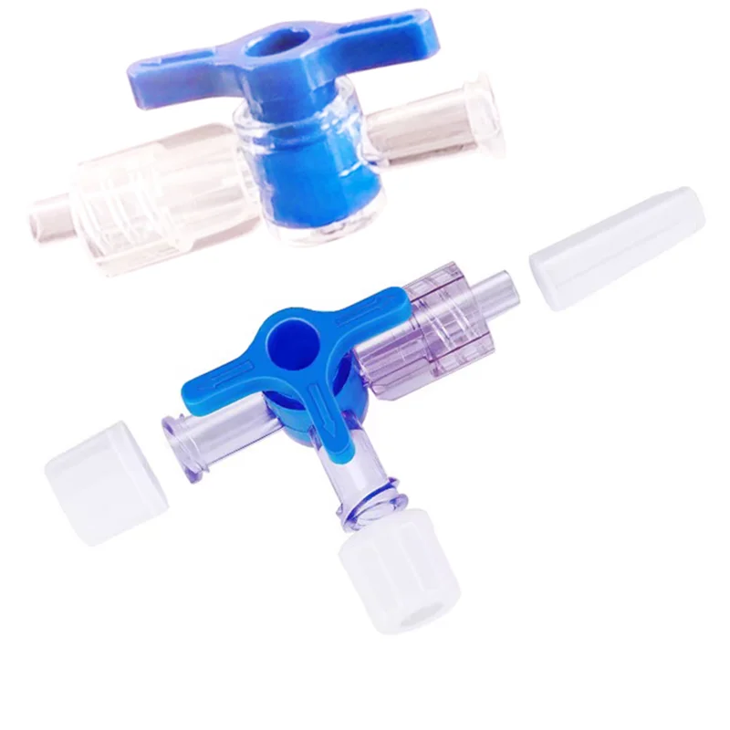 Medical Grade Three Way Stop Cock  3 Way Stopcock 2 Way Stopcock For Ozone Gas Clinical Hospital Luer Lock Adapter   5Pcs