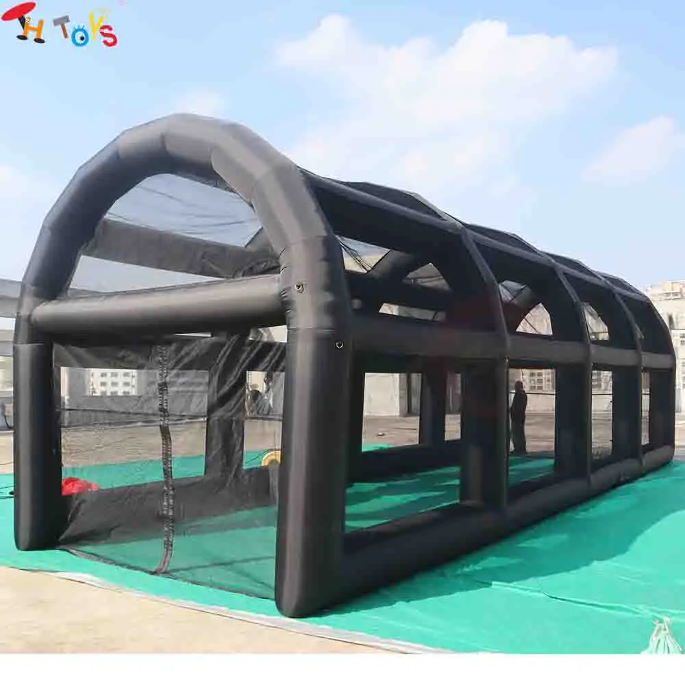 Fast Shipping 12x4m Inflatable Batting Cage Portable Baseball Sport Court Battle Tent