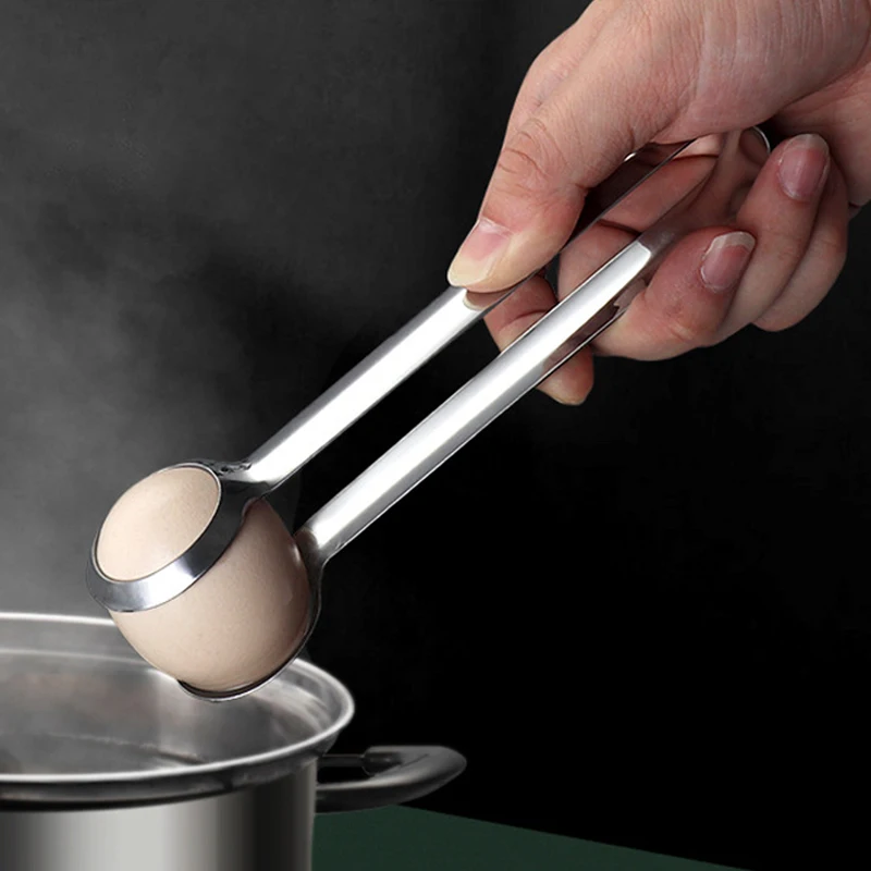 Egg Slicer Hard Boiled Egg Cutter Divider Strawberry Kiwi Fruit Food Slicer Egg Tongs Clamp Cooking Tools Home Kitchen Gadgets