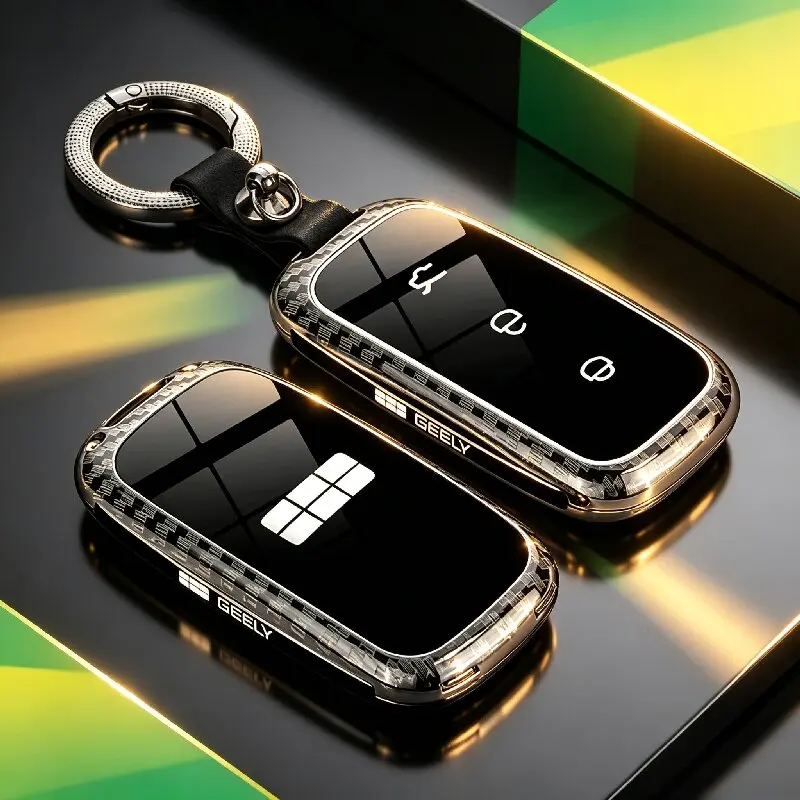 Car Key Case For Geely EX5 Starray EM-i Premium Zinc Alloy Full Protection Shockproof Heavy Duty e.MAS 7 Car Accessories