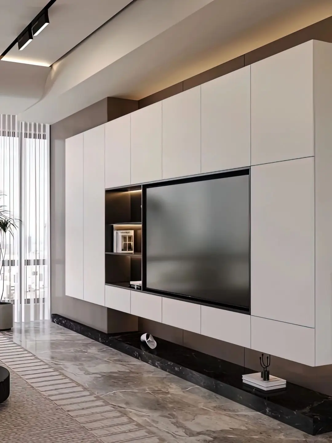 Tv Wall Units Designs In Living Room Modern Wall Unit Tv Cabinet Modern Design Tv Stand And Coffee Table - Image 6