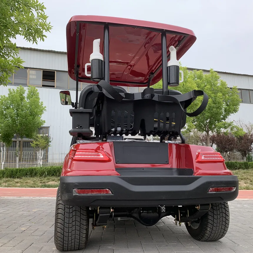 Off-road Golf Cart With 4 Wheel Disc Brakes Golf Scooter Electric 4/6 Seat Electric Golf Buggy Hunting Cart Factory Direct