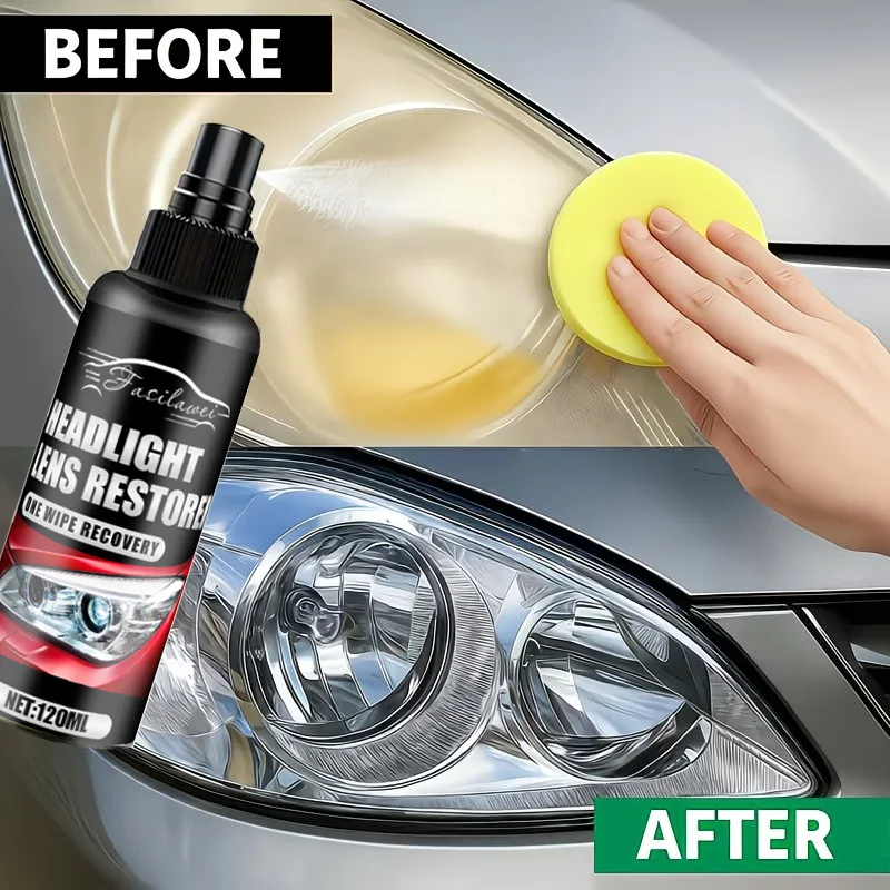 Kit de Restauração de Faróis Automotivos: Composto Polidor Anti-Oxidação e Removedor de Riscos em PE para Visão Clara e Sem Esforço