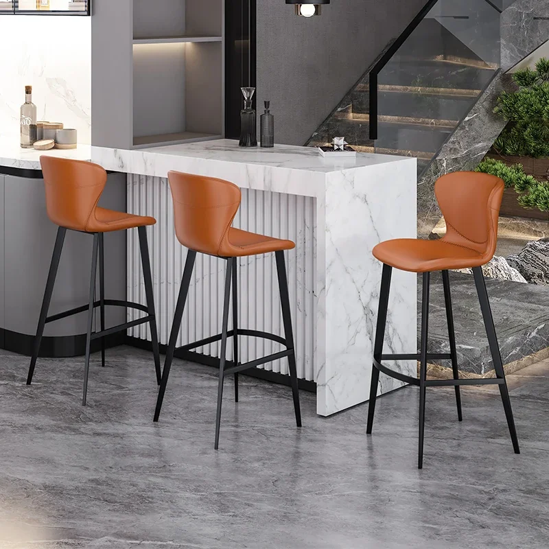 Tall chair Front desk household island chair