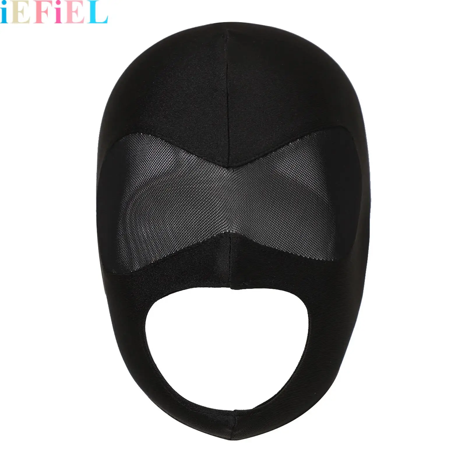 

Adult Full Cover Mesh Face Mask Breathable Headgear Balaclava Hoods Mask Motorcycle Helmet Lined Anti-UV Hats Halloween Cosplay