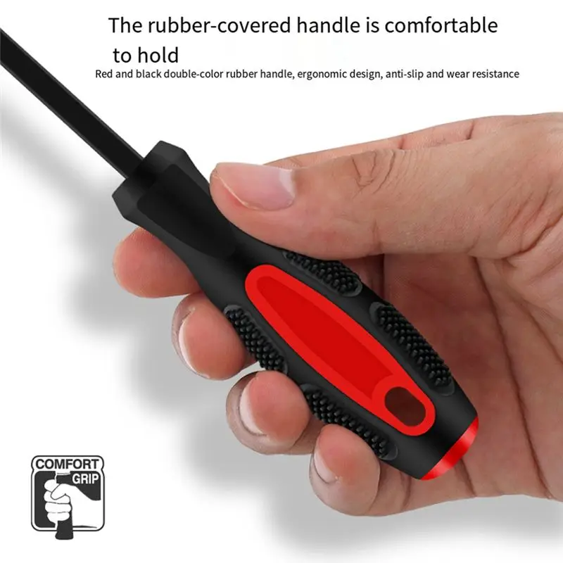 SYW-2 PCS Woodworking Nail Puller Red & Black Metal+Plastic Used For Woodworking And Automobile Tire Maintenance Screwdriver Pry