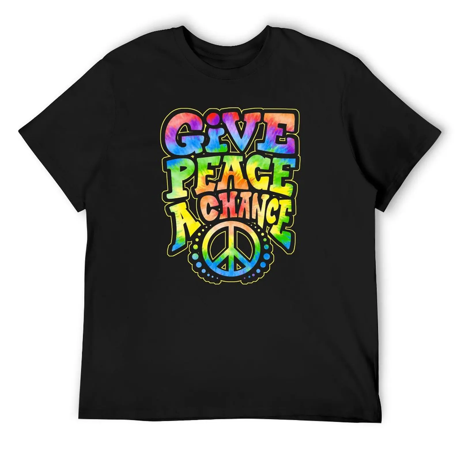 

GIVE PEACE A CHANCE T-Shirt shirts graphic tee cotton man t-shirts essential t shirt men t shirts